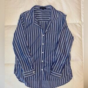 Women’s Velvet Heart Button Up Top — Size Medium